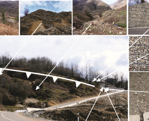 Assessment of the impact of a landslide body on road deformation in the village of Noga